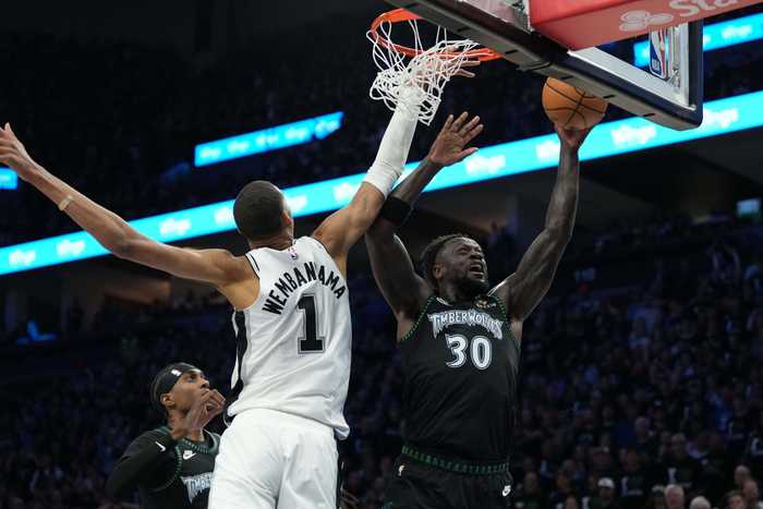 NBA彩经：文班亚马依旧强势 马刺再胜森林狼夺赛点